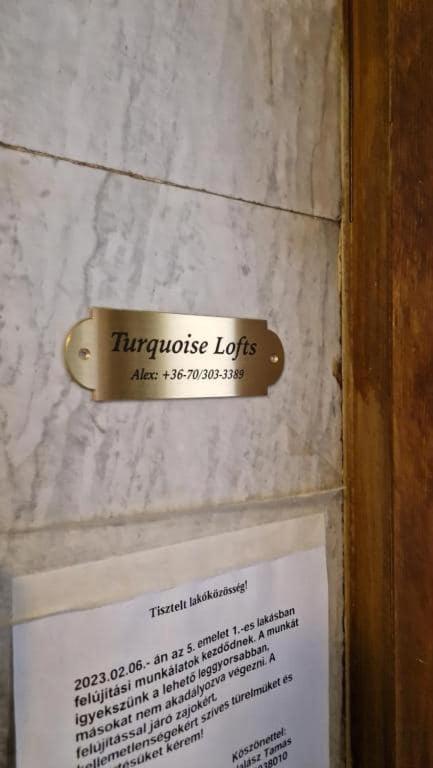 Aparthotel Turquoise Lofts Budapest Exterior foto